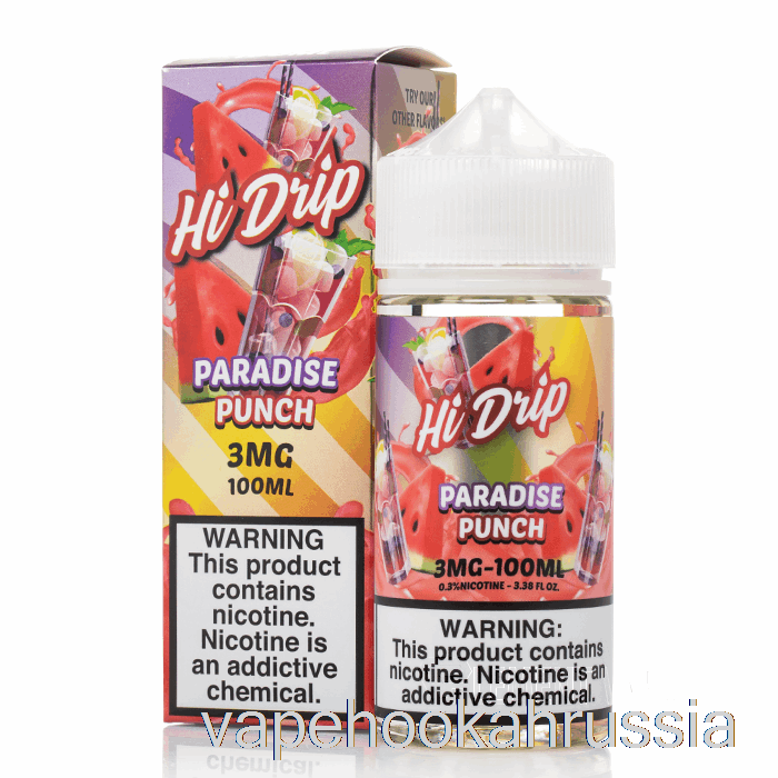 Vape Juice Paradise Punch - жидкости для электронных сигарет Hi-Drip - 100мл 3мг